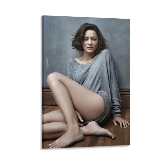 Best Actress Academy Award Winners Marion Cotillard Retro Sexy Poster Gifts Canvas Painting Poster Wall Art Decorative Picture Prints Modern Decor 16x24inch(40x60cm)