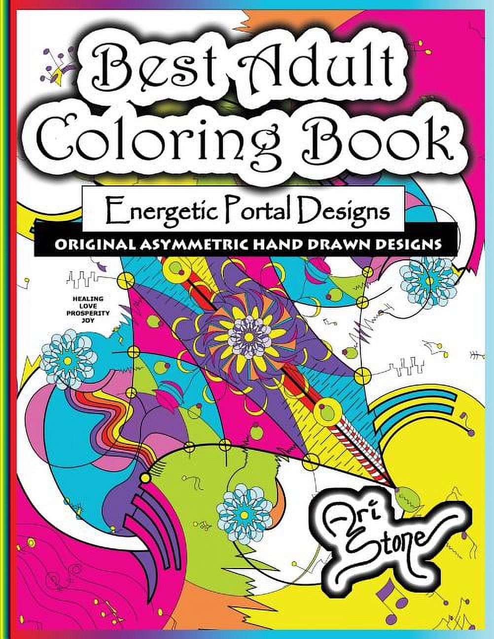 Best Adult Coloring Book: Energetic Portal Designs (Paperback)
