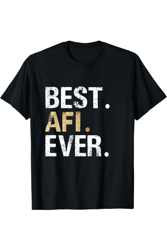 Best Afi Ever Iceland Icelandic Norse Nordic Grandpa T-Shirt