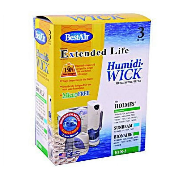 Best Air H100-3-5/H100-6 Humidi Wick Filter Replacement Humidifier