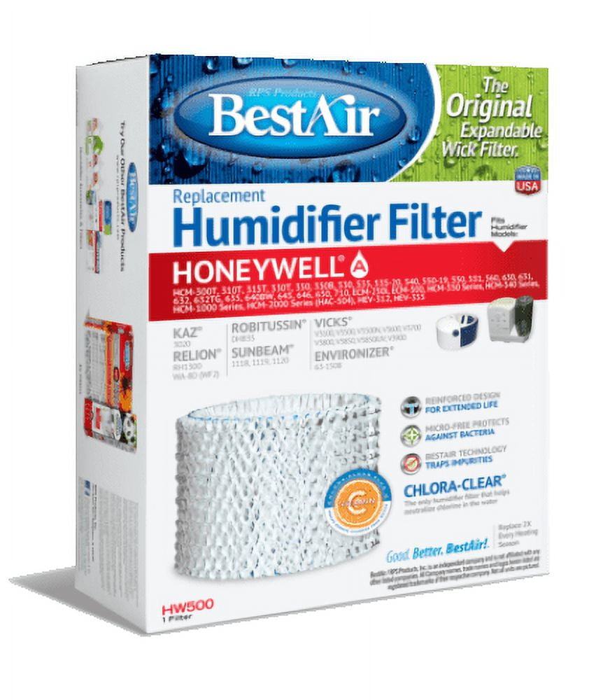 BestAir White Aluminum Reinforced Humidifier Wick Filter