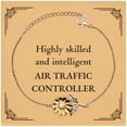 thumbnail image 1 of Best Air Traffic Controller Gifts, Highly skilled and intelligent, Appreciation Birthday Sunflower Bracelet for Air Traffic Controller, Men, Women, Friends, Coworkers, 1 of 5