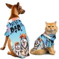 thumbnail image 1 of Best Alaskan Malamute Dad Ever Happy Father's Day Hawaiian Summer Shirt for Small Medium Large Dog Cat Alaska Mal Dog Lovers Gifts - 02006, 1 of 6
