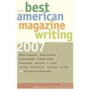 Best American Magazine Writing The Best American Magazine Writing 2007, Paperback