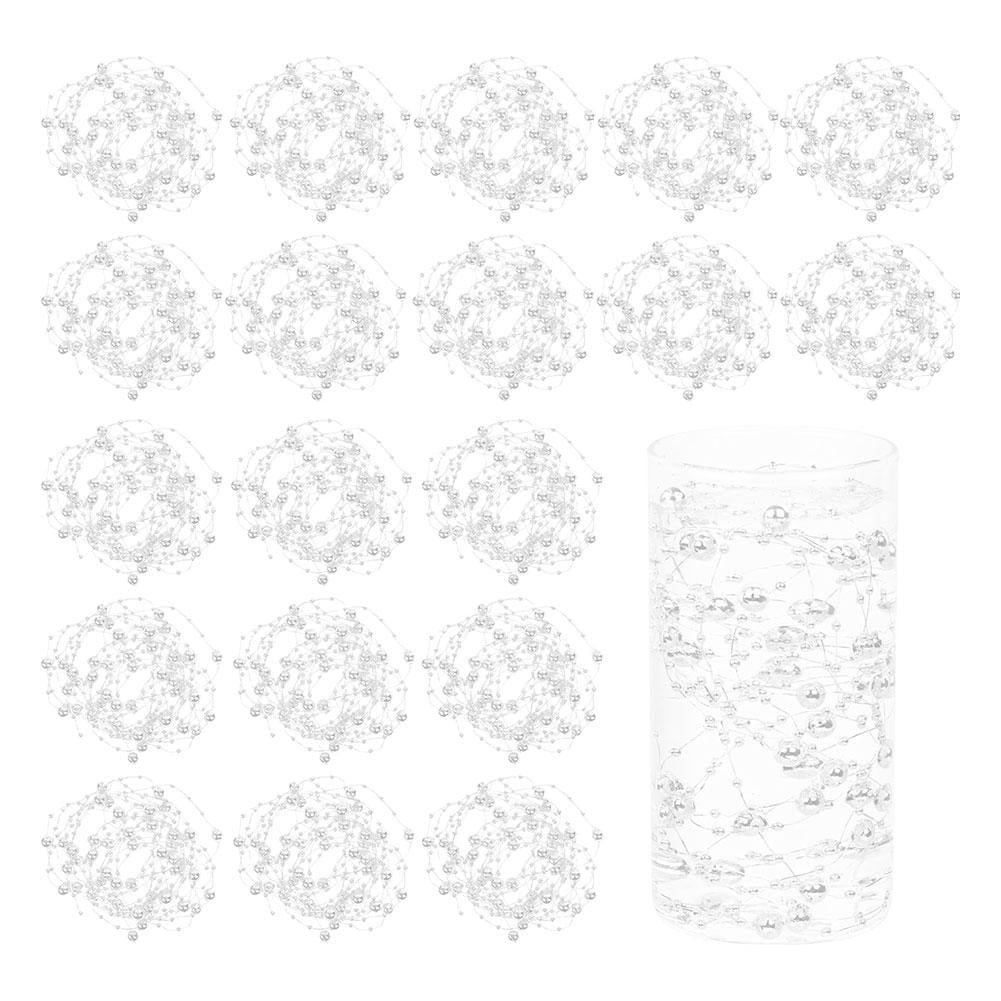 BestArtificial Pearls Beads Chain String Garland Flowers DIY Wedding