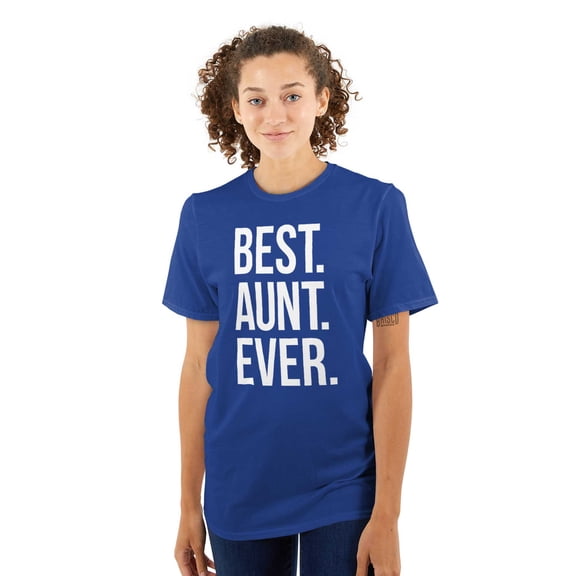 Best Aunt Ever Cute Favorite Auntie Women's Plus Size Graphic Tee Brisco Brands 3X