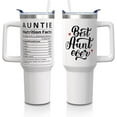 thumbnail image 1 of Best Aunt Ever Gifts 40oz Tumbler with Handle and Lid Straw, Auntie Gift from Niece, Nephew, Great Aunt Mug Cup Water Bottle Birthday Present, Unique Gifts Ideas, 1 of 6