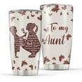 thumbnail image 1 of Best Aunt Ever Gifts, Birthday Gifts For Aunt, Coffee Tumbler For Aunt, To My Aunt Travel Cup, Auntie Gifts From Niece Nephews 20oz Stainless Steel Insulated With Lid And Straw, 1 of 1
