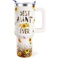 thumbnail image 1 of Best Aunt Ever Gifts for Aunt from Niece Nephew 40oz Aunt Tumbler with Handle Auntie Cup Birthday Gift Presents for Aunts, 1 of 6