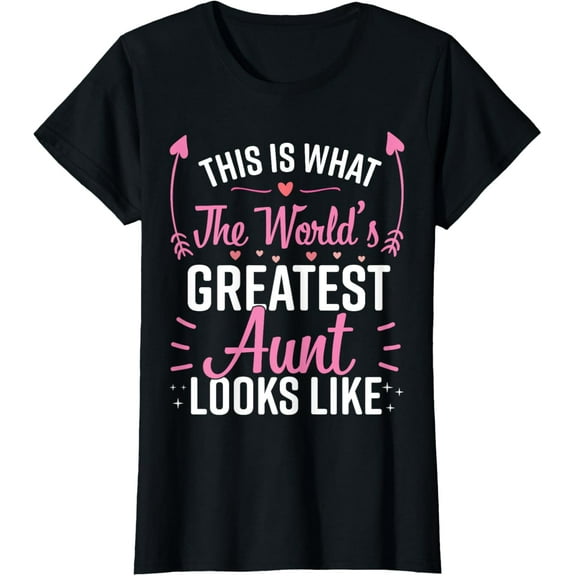 Best Aunt Future Aunt Aunt To Be Auntie T-Shirt100% cotton