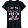 thumbnail image 1 of Best Aunt Future Aunt Aunt To Be Auntie T-Shirt, 1 of 3