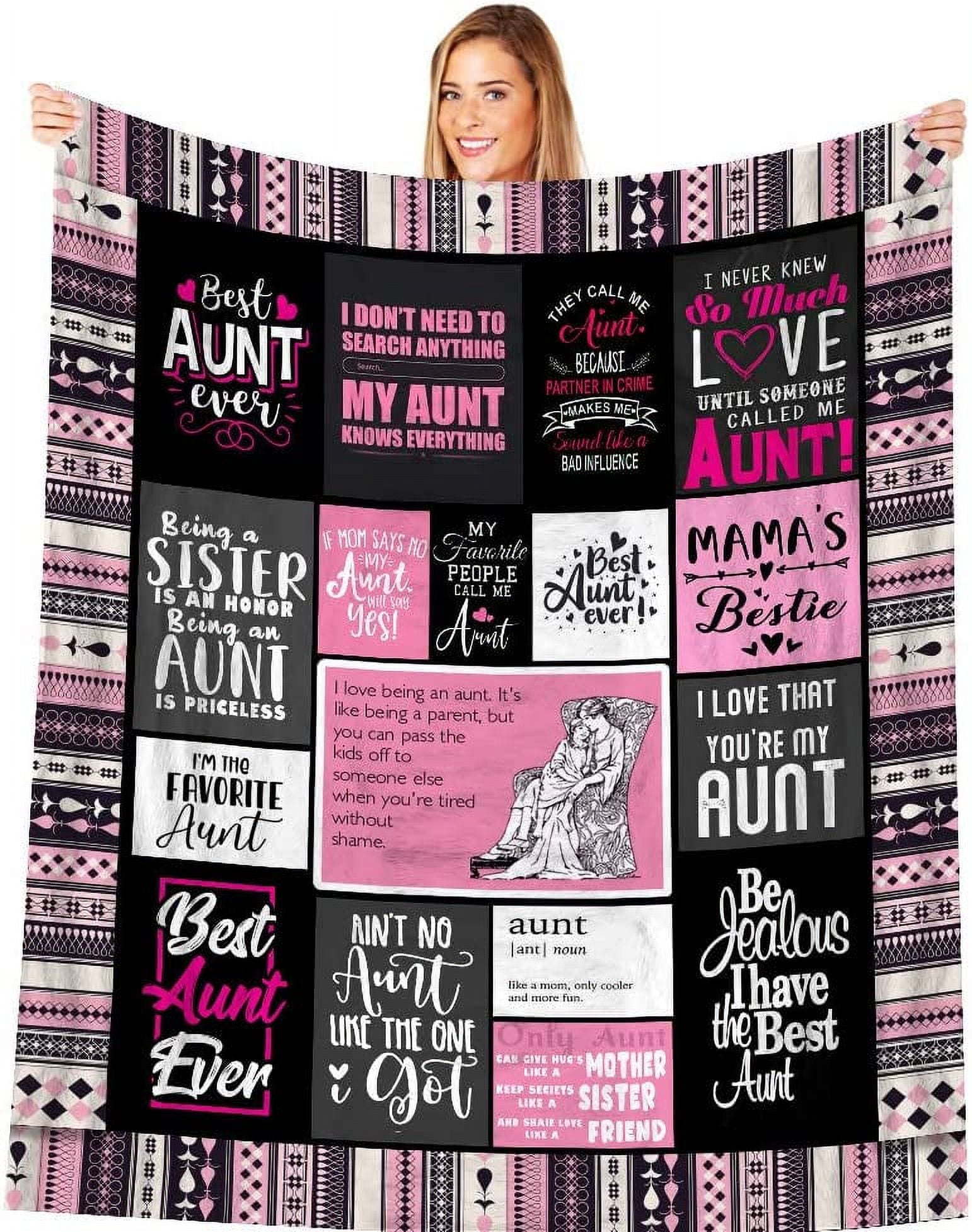 Auntie Canvas Print, To My Auntie Poem Gift, Auntie Birthday Gift, Aunt Gift,  Gift From Niece Nephew, Personalized Aunty Gift - Stunning Gift Store