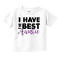 thumbnail image 1 of Best Auntie Cute Favorite Aunt Niece Toddler Boy Girl T Shirt Infant Toddler Brisco Brands 3T, 1 of 6