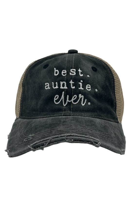 Best Auntie Ever Hat Funny Gift Trucker Cap for Aunts