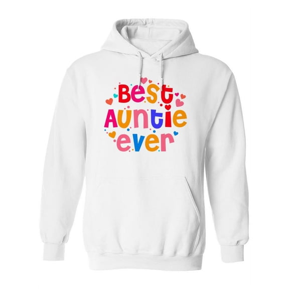 Best Auntie Ever Hoodie Women -SPIdeals Designs, Female 4X-Large