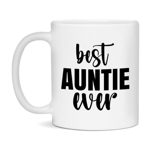 Best Auntie Ever Mug, Mother's Day Gift, 11Oz Or 15Oz Ceramic Coffee Cup