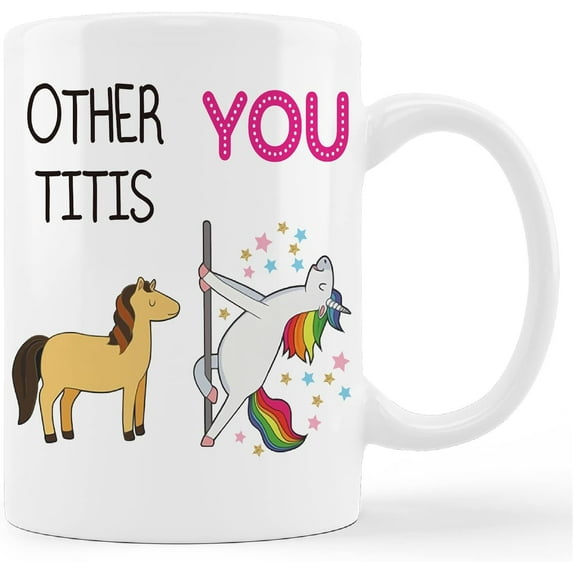 Best Auntie Gift Mug Cup,Other Titis VS You Funny Ceramic Mug-11oz Coffee Milk Tea Mug Cup,Aunt Auntie Birthday Mother''s Day Christmas Gifts from Niece Nephew