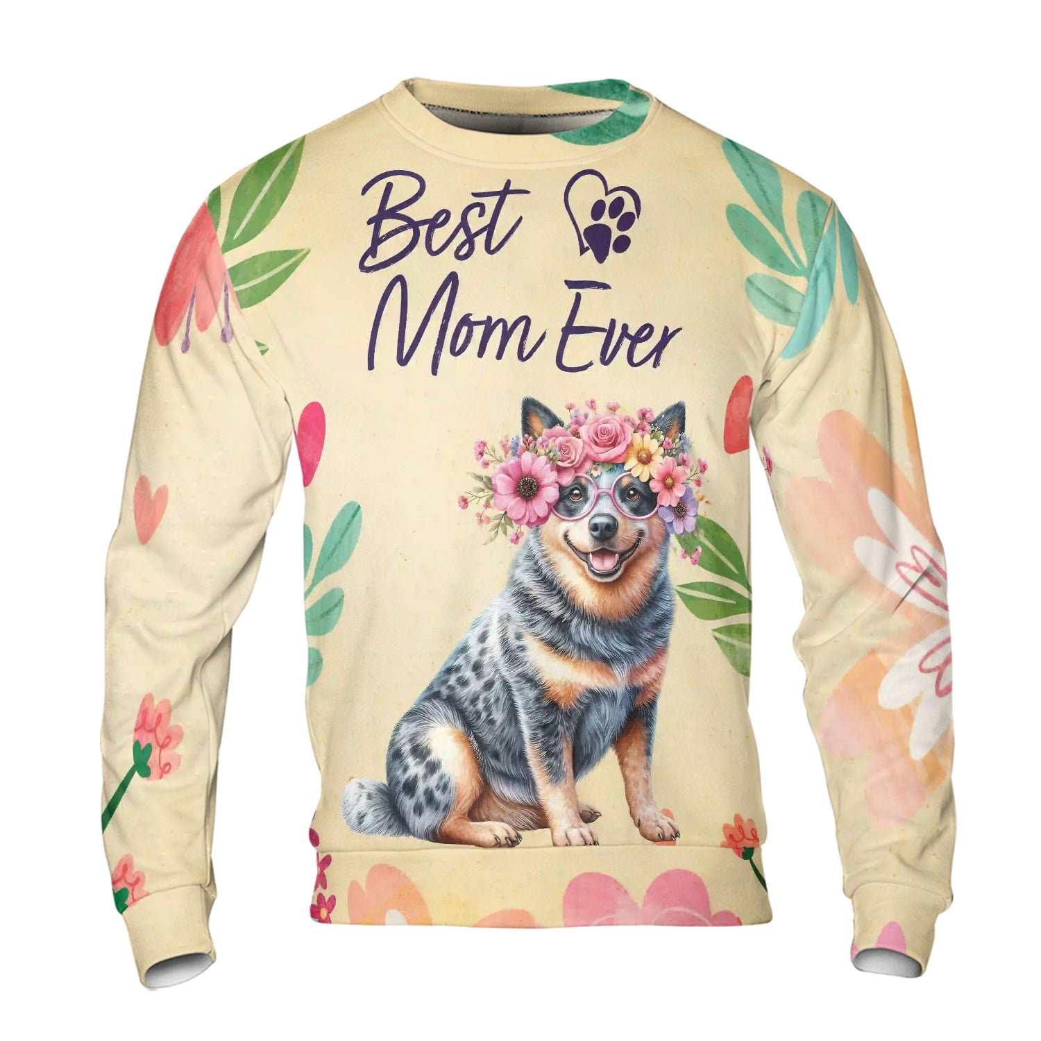 Best Australian Cattle Dog Mom Ever Happy Mother's Day All Over Print ...
