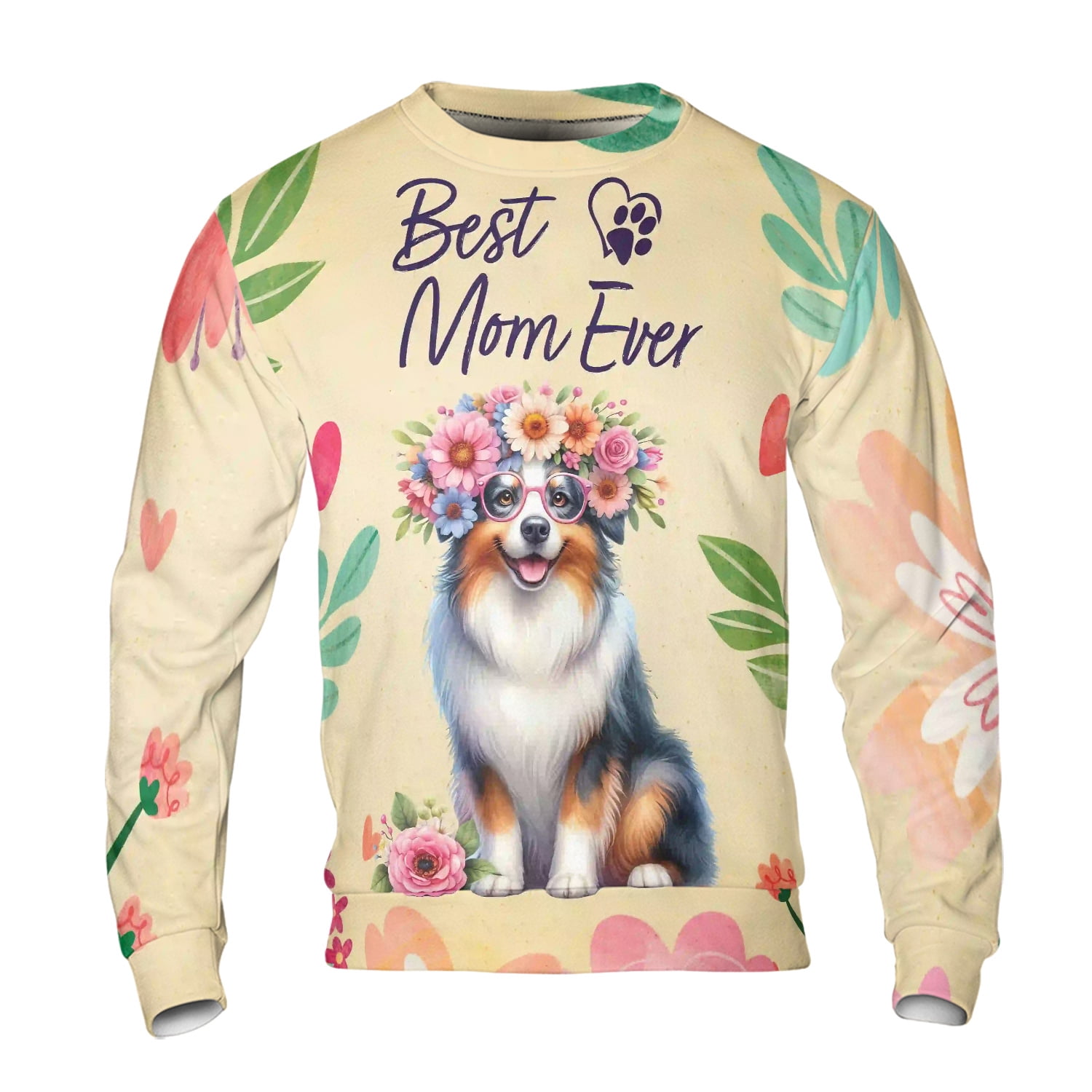 Best Australian Shepherd Mom Ever Happy Mother's Day All Over Print 3D ...