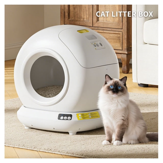 Best Automatic Cat Litter Box, 78L Fully Enclosed Tuya APP Smart Self ...