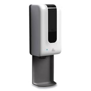 Best Automatic Hand Sanitizer Dispenser with Tray 1,200 mL Capacity, 5.9 x 3.8 x 17.9, White/Gray