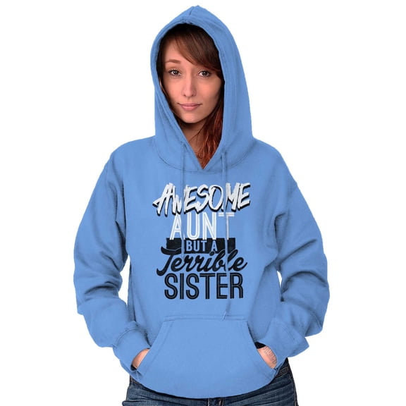 Best Awesome Crazy Sister Cute Funny Hoodie Sweatshirt Women Brisco Brands L