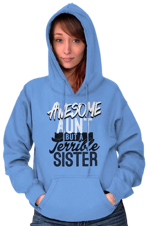 Best Awesome Crazy Sister Cute Funny Hoodie Sweatshirt Women Brisco Brands L