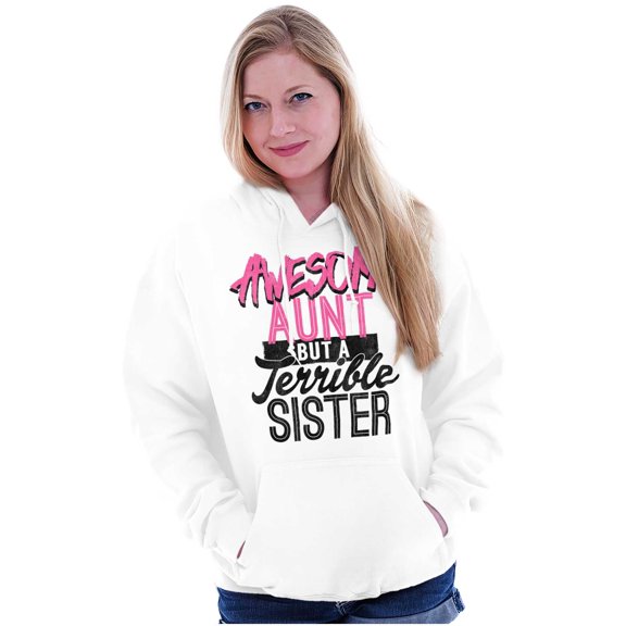Best Awesome Crazy Sister Cute Funny Hoodie Sweatshirt Women Brisco Brands L
