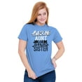 thumbnail image 1 of Best Awesome Crazy Sister Cute Funny Women's Plus Size Graphic Tee Brisco Brands 2X, 1 of 5