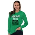 thumbnail image 1 of Best Awesome Crazy Sister Cute Funny Women's Long Sleeve T Shirt Brisco Brands S, 1 of 6