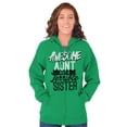thumbnail image 1 of Best Awesome Crazy Sister Cute Funny Zip Hoodie Sweatshirt Women Brisco Brands 4X, 1 of 6