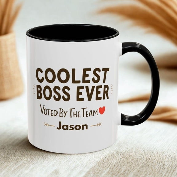 Best B1O1SS Ever Mug, PerS1onalised B1O1SS Gift, Coolest B1O1SS Ever Cup, B1O1SS Day Office Gift