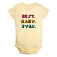 thumbnail image 1 of Best Baby Ever Funny Rompers Newborn Baby Bodysuits Infant Jumpsuits Kids Cotton Graphic One-Piece Outfits, 1 of 5