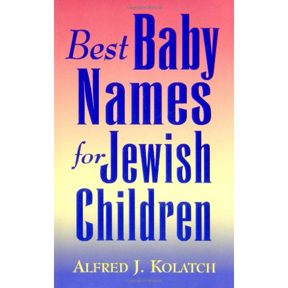 Pre-Owned Best Baby Names for Jewish Children Paperback - USED