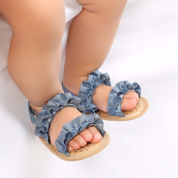 Best Baby Shoes For New Walkers New Spring And Summer Baby Shoes For Girls Toddler Shoes Flat Lace Baby Soft Soled Sandals Newborn Baby Girl Shoes