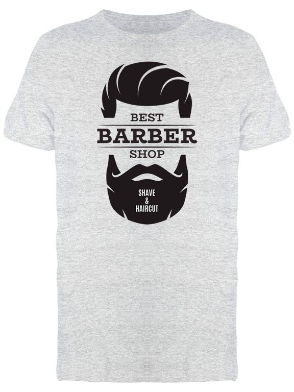 Best Barber Shop T-Shirt Men -Image by Shutterstock, Male 3X-Large