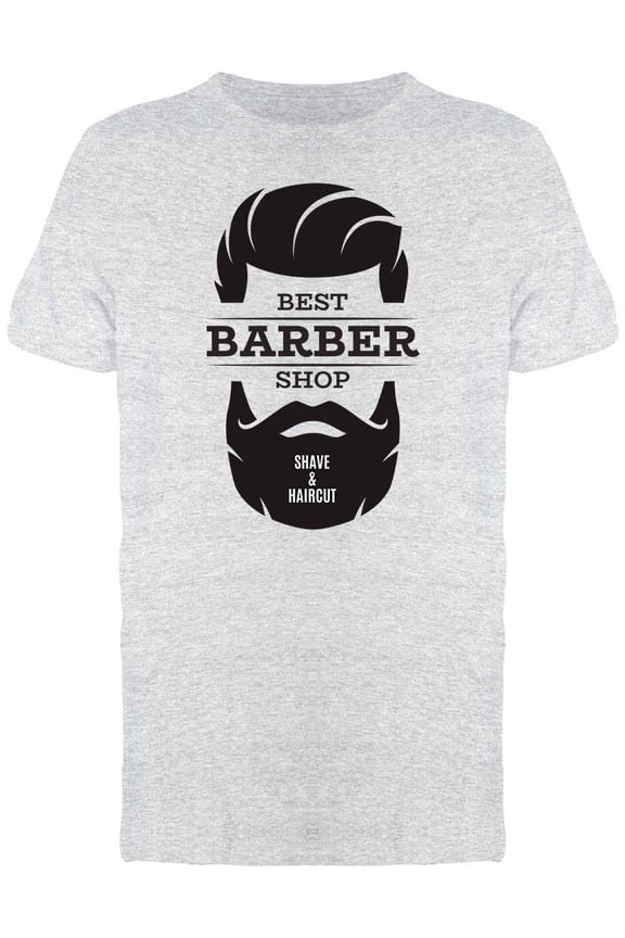Best Barber Shop T-Shirt Men -Image by Shutterstock, Male 3X-Large