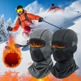 thumbnail image 1 of Best Bargains Winter Fleece Balaclava Face Mask Hood - Windproof Thermal Warmer for Motorcycle , Skiing & Outdoor Sports - Full Face Coverage Head Protection with Soft Polyester Material, 1 of 1