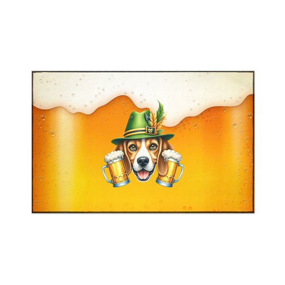 Best Beagle Dad Proud Beer Lover Happy Oktoberfest Indoor Rug Beagles Dog Lover Gifts Idea Carpet Living Bed Room Sofa Home Decor - 02016