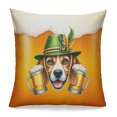 thumbnail image 1 of Best Beagle Dad Proud Beer Lover Happy Oktoberfest Pillowcase Double Sided Beagles Dog Lover Gifts Idea Pillow Case Covers - 02016, 1 of 3