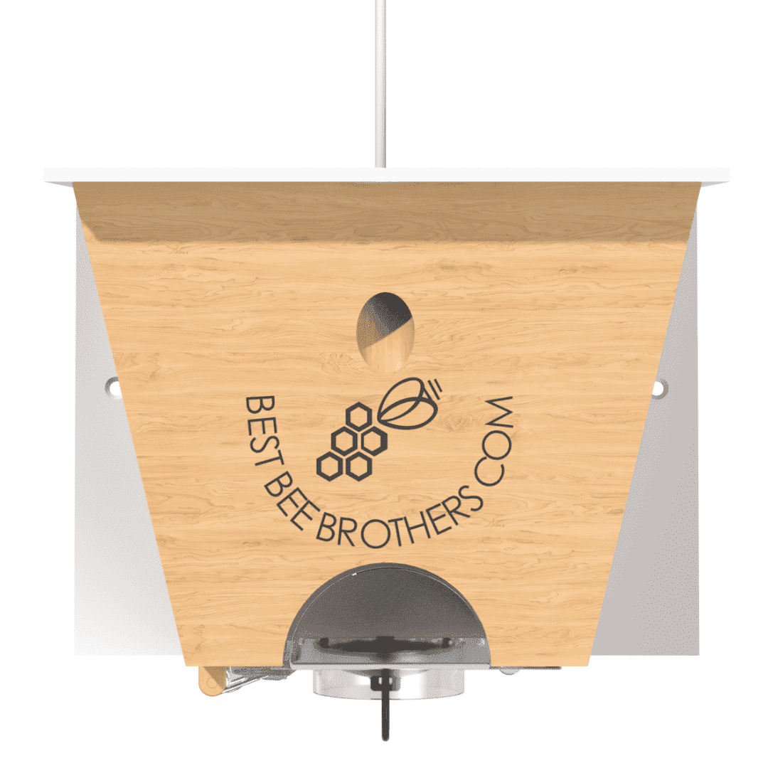 Best Bee Brothers Carpenter Bee Turbo Trap 2.0 with Bee Vault and Designer White Roof, 1-Count