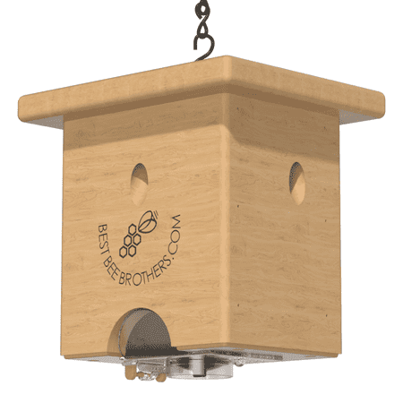 Best Bee Brothers Pine Turbo Trap - Outdoor, Professional Grade, Carpenter Bees Trap, 1 Count