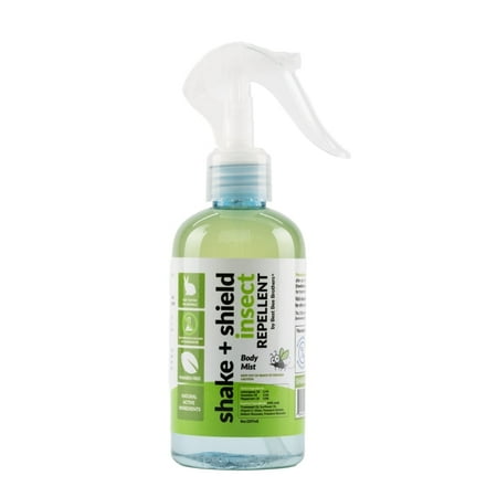 Best Bee Brothers Shake + Shield Natural Insect Repellent Spray, Lemongrass, 8oz