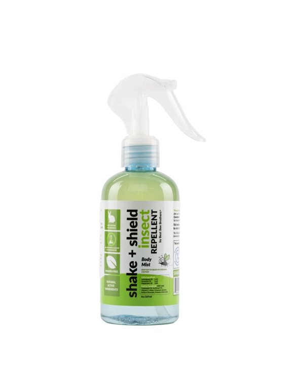 Shake + Shield Natural Insect Repellent Spray, Lemongrass, 8oz