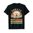 thumbnail image 1 of Best Bichon Dad Ever Bichon Frise Lover Dog Fathers Day T-Shirt, 1 of 5