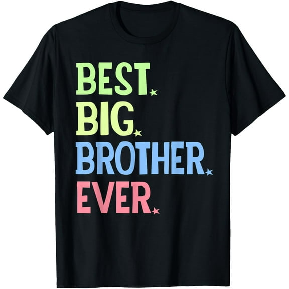 Best Big Brother Ever Big Bro Sibling Boys T-Shirt