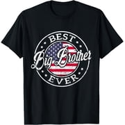 Best Big Brother Ever Usa Flag Family Matching T-Shirt