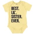 thumbnail image 1 of Best Big Sister Ever Older Sibling Bodysuit Jumper Girls Infant Baby Brisco Brands 12M, 1 of 6