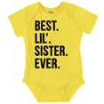thumbnail image 1 of Best Big Sister Ever Older Sibling Bodysuit Jumper Girls Infant Baby Brisco Brands 12M, 1 of 6