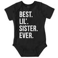 thumbnail image 1 of Best Big Sister Ever Older Sibling Bodysuit Jumper Girls Infant Baby Brisco Brands 24M, 1 of 6